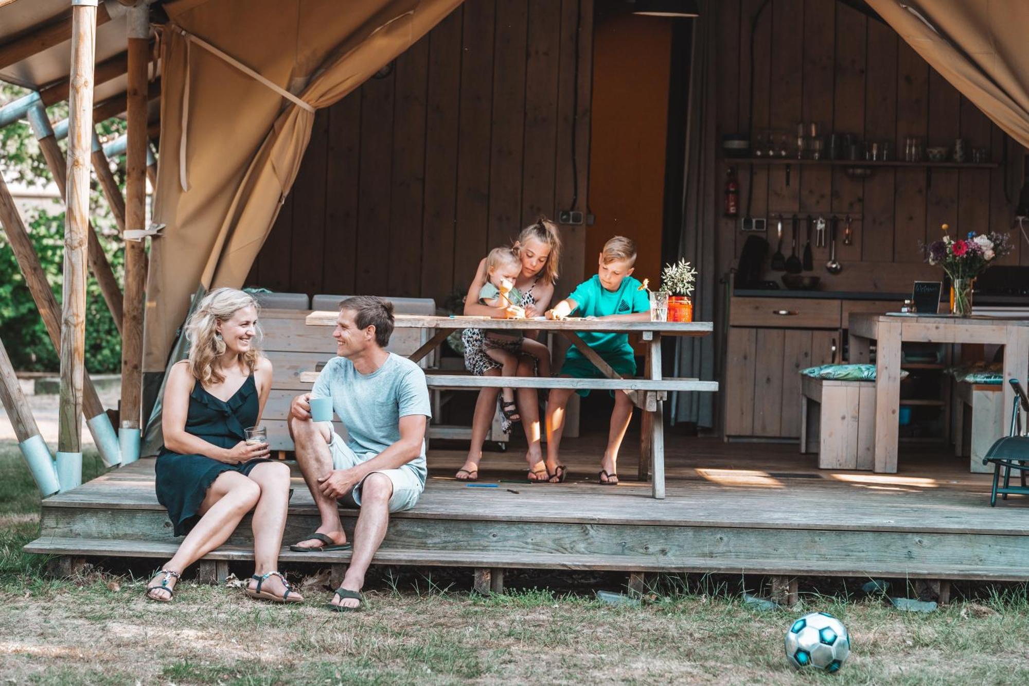 Glamping Holten Luxe Safaritent 1 Esterno foto