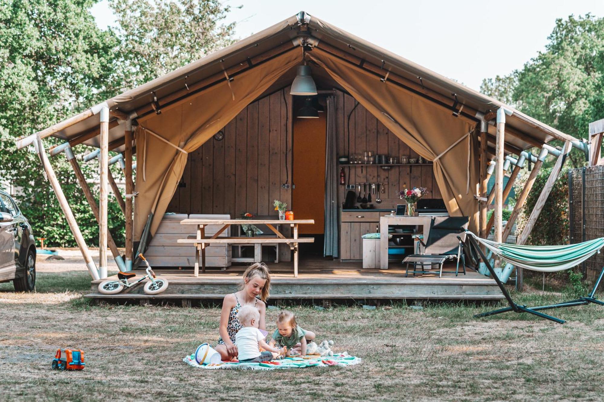 Glamping Holten Luxe Safaritent 1 Esterno foto