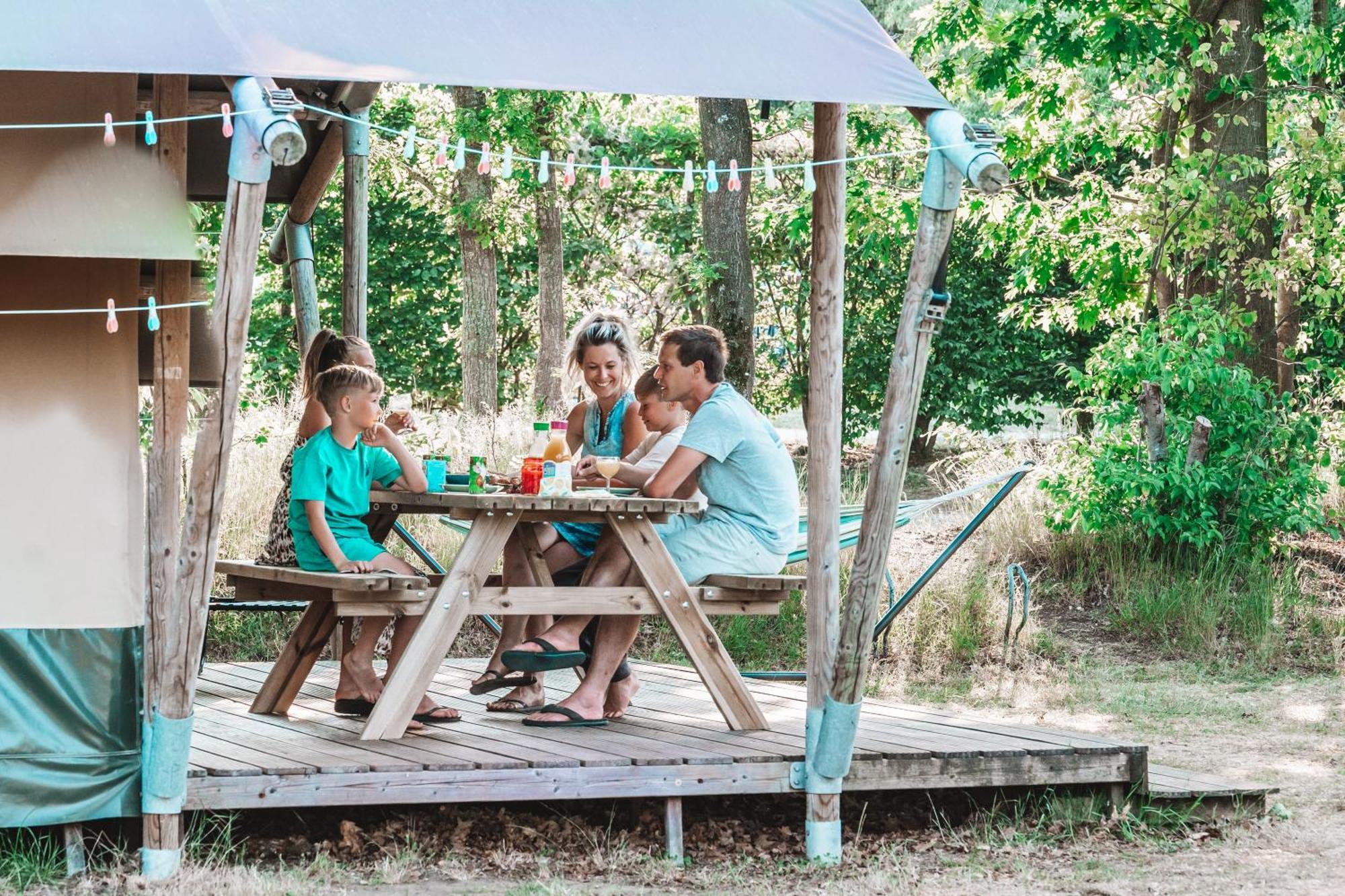 Glamping Holten Luxe Safaritent 1 Esterno foto