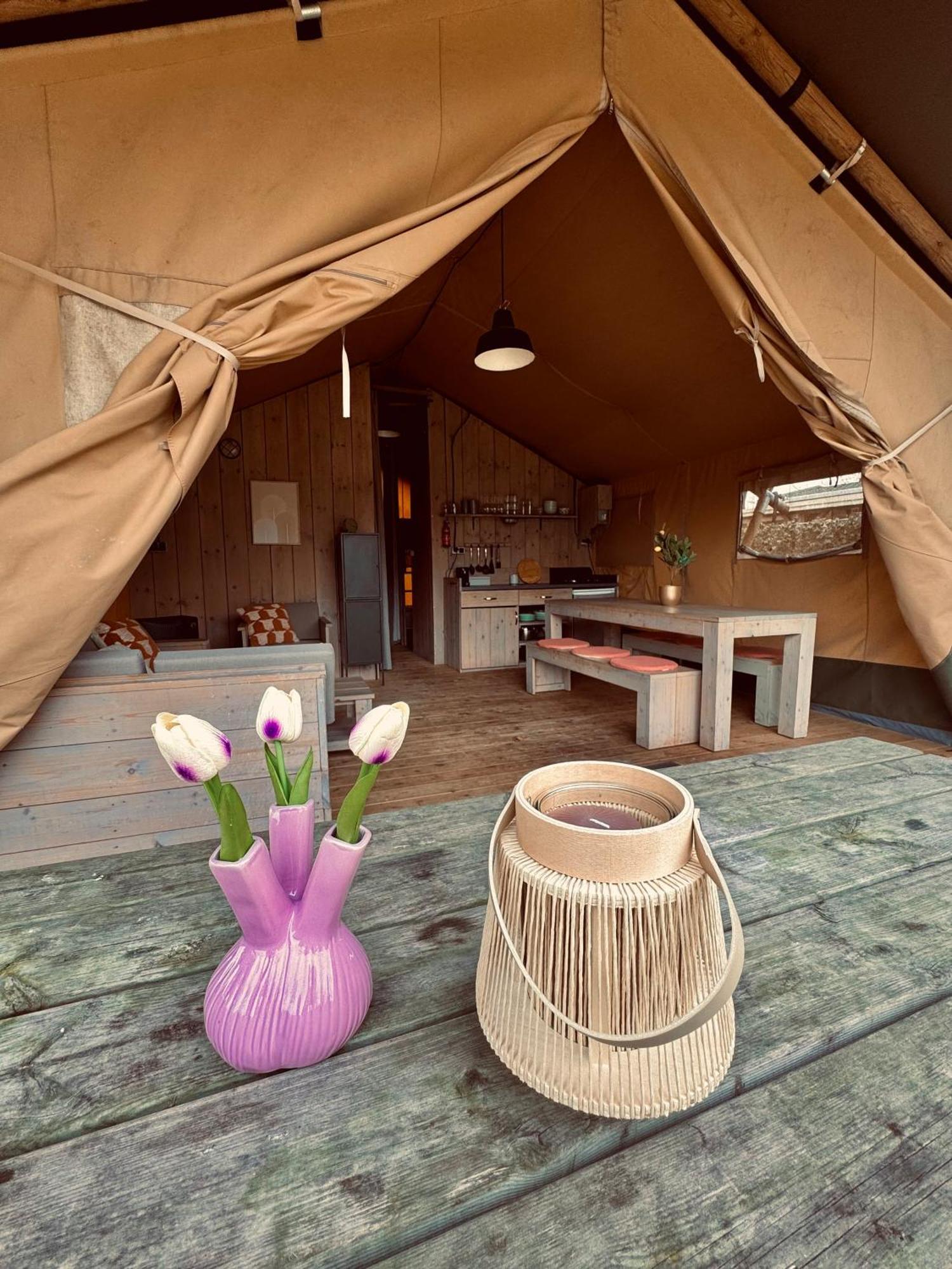 Glamping Holten Luxe Safaritent 1 Esterno foto
